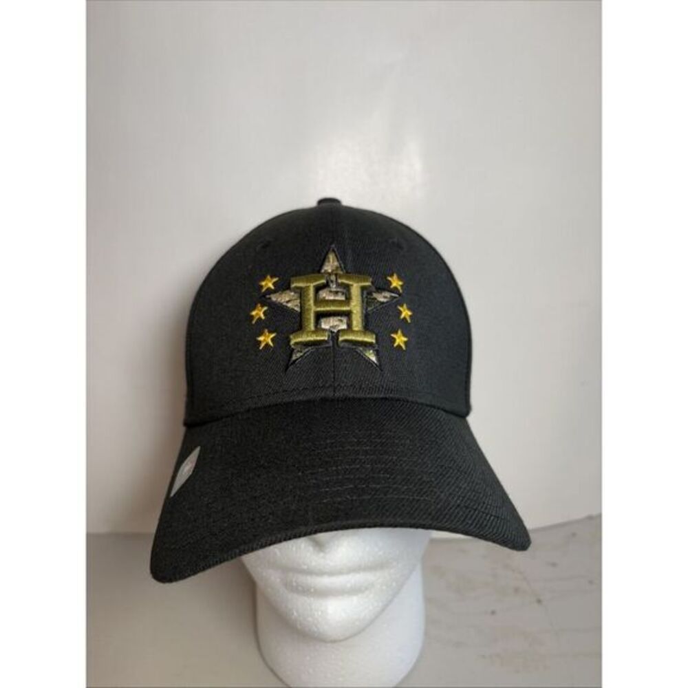 New Era 39Thirty Houston Astros 2024 Armed Forces‎ Day MLB Hat NEW S/M